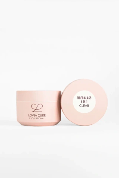 Гель файбер со стекловолокном 4в1 Fiber Glass gel Clear 15 мл, LOVIA CURE
