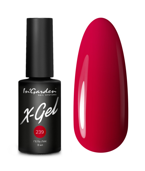 Гель-лак X-Gel N°239, 8 мл Ingarden