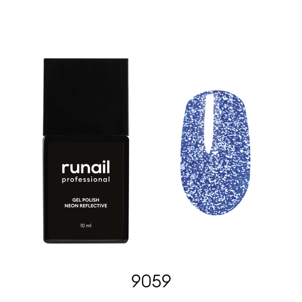 Гель-лак неоновый №9059 Reflective  светоотражающий, 10мл  