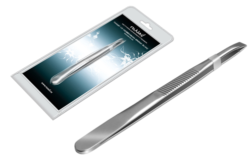 Пинцет со скошенными краями RU-0141 RuNail 