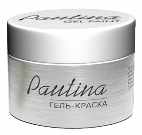 Гель-краска Pautina (цвет: серебро), 5 г Runail