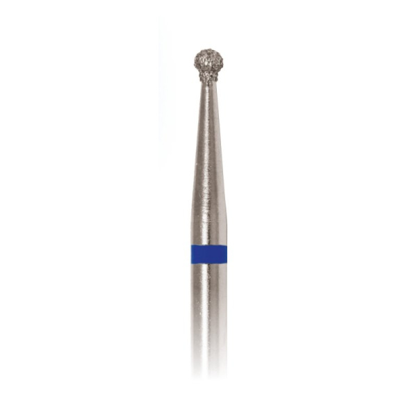 Фреза алмазная шар 3,3 средний абразив (синяя)  "РосБел"