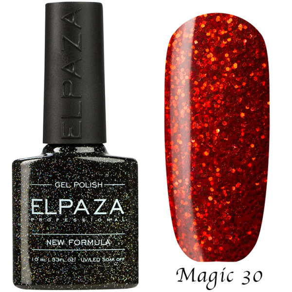Гель-лак Magic Glitter 030 Везувий 10 мл Elpaza