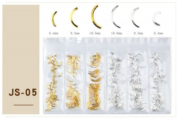 Набор металлических украшений разноразмерных №5