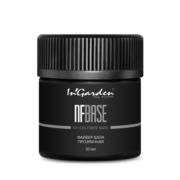 Файбер база прозрачная NFBASE nylon fiber base clear, 30мл Ingarden
