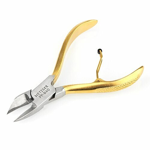 Кусачки педикюрные Metzger PP-840-HG-(10см)-LJ (позолоченые) NAIL NIPPER