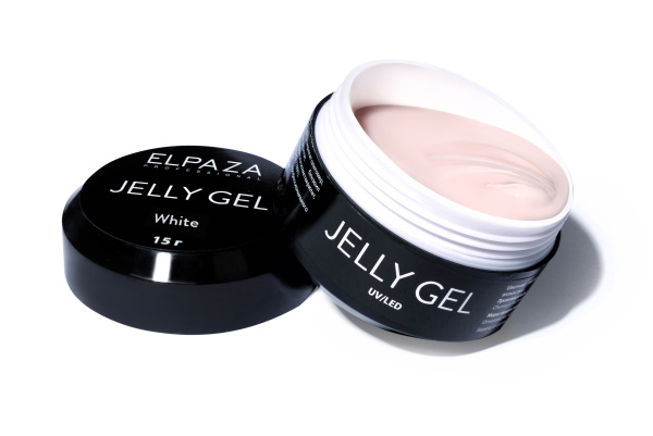 Моделирующий гель-желе White Jelly Gel 15 мл Elpaza