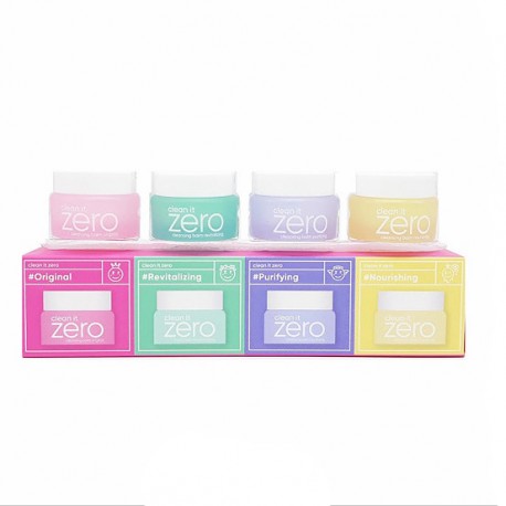 Набор очищающих бальзамов для лица 4 шт*7мл Banila Co