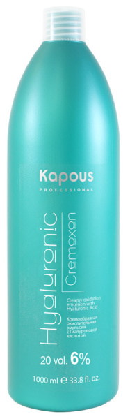 Кремообразная окислительная эмульсия 6% с Гиалуроновой кислотой 1050 мл Kapous