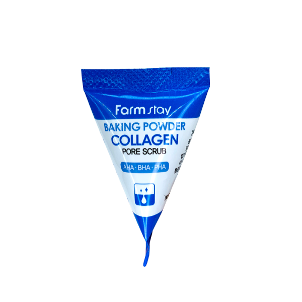 Скраб для лица Baking Powder с содой и коллагеном "Collagen" Pore Scrub 1 шт Farmstay