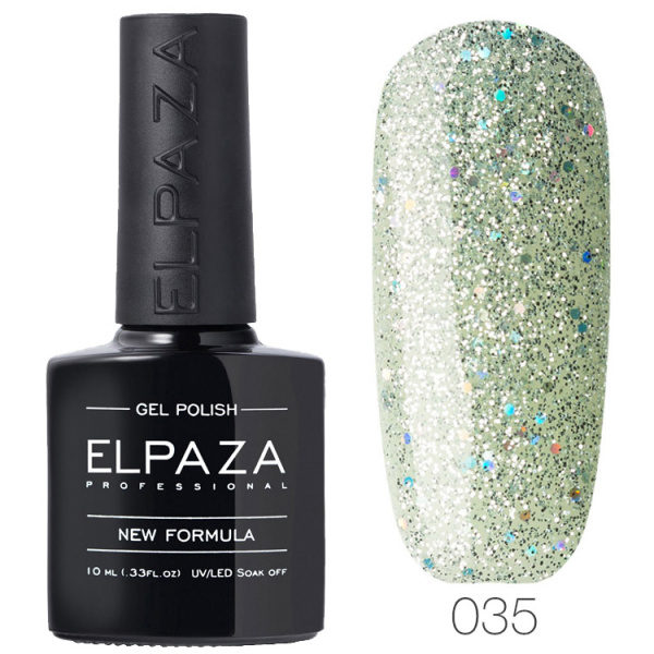 Гель-лак Classic 035 Ледяная крошка  10 мл Elpaza