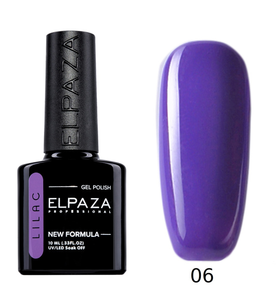 Гель-лак Lilac 06 Лавандовое поле 10 мл Elpaza
