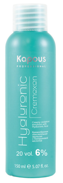 Кремообразная окислительная эмульсия 6%  с Гиалуроновой кислотой 150 мл Kapous
