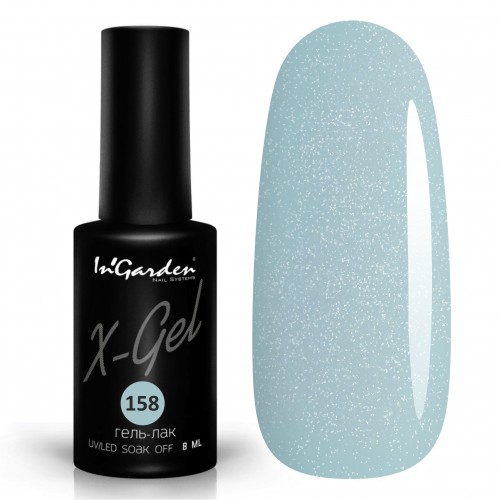 Гель-лак InGarden X-gel №158 Морской бриз