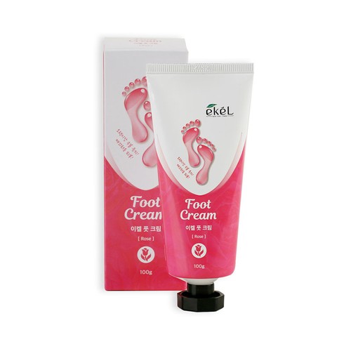 Успокаивающий крем для ног с экстрактом розы Foot Cream Rose EKEL 