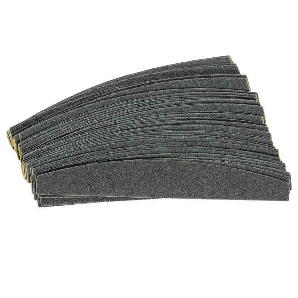 Сменные файлы черные для пилки основы "Полукруг" 50шт, 180гр 6323