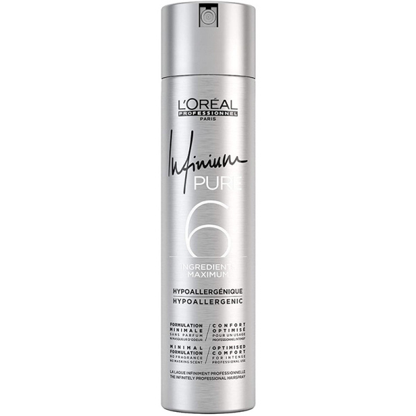 Лак L'Oreal Professionnel Infinium Pure Extra Strong экстрасильной фиксации, без запаха, 300 мл