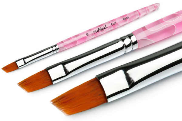 Кисть для геля Gel Synthetic GMA №6 Runail 