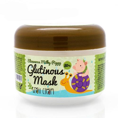 Крем-маска с муцином улитки Elizavecca Milky Piggy Glutinous Mask 80% Snail Cream 100мл