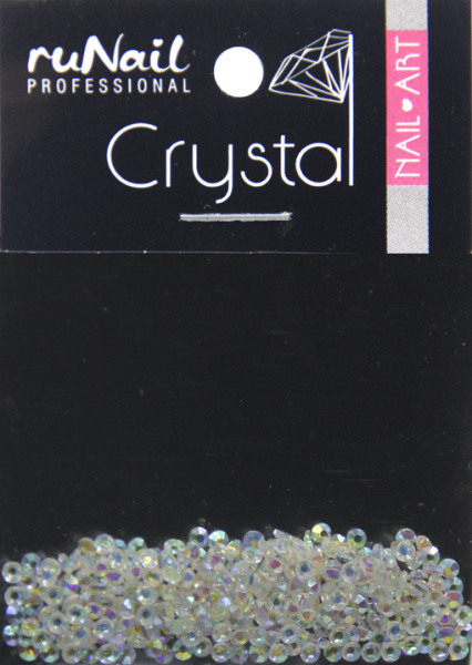 Cтразы 1,8 мм 288 шт голографический, прозрачный