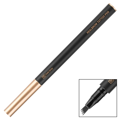 Лайнер для бровей Realbrow, 4 линии (05 Темно-серый)