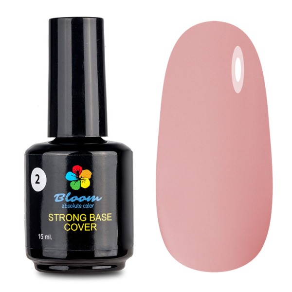 База Strong жесткая №2 теплый розовый 8 мл Bloom