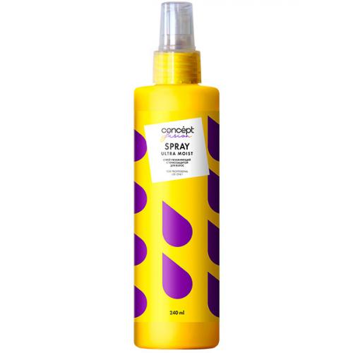Спрей увлажняющий с термозащитой Fusion Ultra Moist , 240 мл Concept