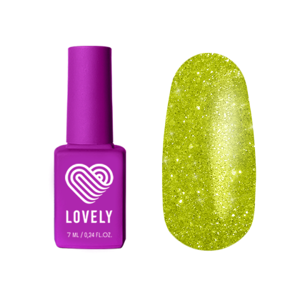 Гель-лак Lovely Juicy оттенок лайма, 7 ml
