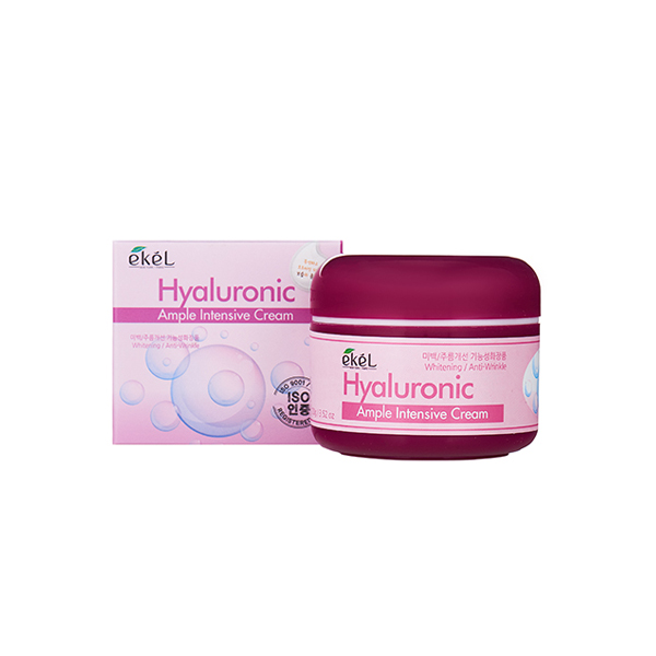 Крем для лица с гиалуроновой кислотой Ample Intensive Cream Hyaluronic Acid 100 мл EKEL