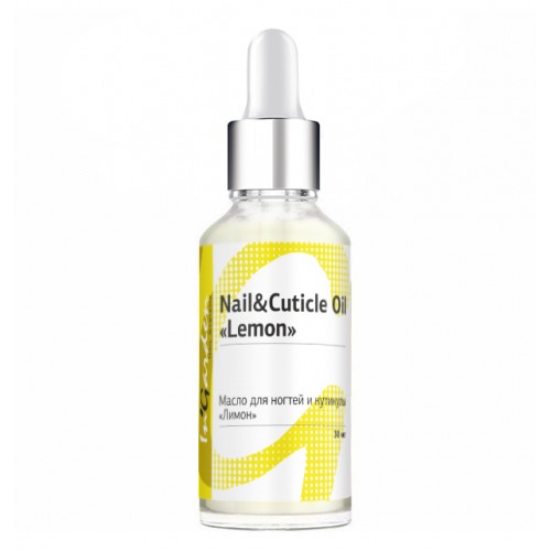 Масло для кутикулы и полировки ногтей Nail and Cuticle Oil лимон 30 мл. InGarden