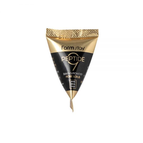 Скраб для лица Baking Powder с содой и пептидами "Peptide 9" Pore Scrub 1 шт Farmstay