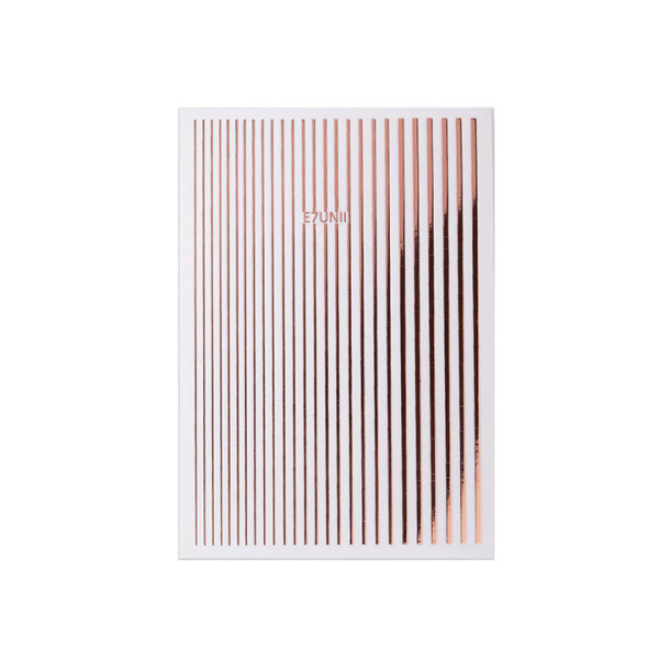 Лента гибкая для дизайна ногтей Розовое золото