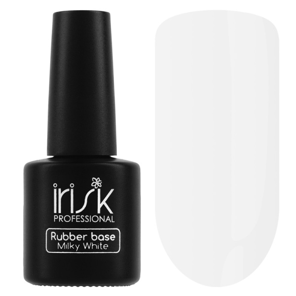 База каучуковая камуфлирующая Rubber Base Milky White, 10мл Irisk
