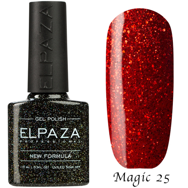 Гель-лак Magic Glitter 025 Куршавель 10 мл Elpaza