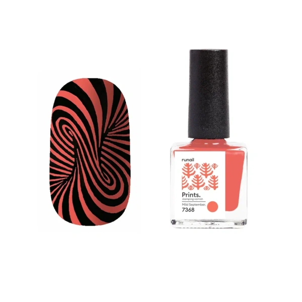 Лак для стемпинга №7368 Prints (цвет: "Mild September"), 8 мл Runail