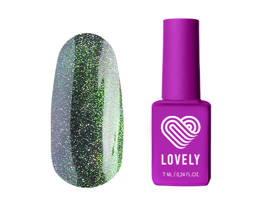 Гель-лак Lovely №ME02 Magic eyes магнитный со светоотражающими частицами, 7 ml