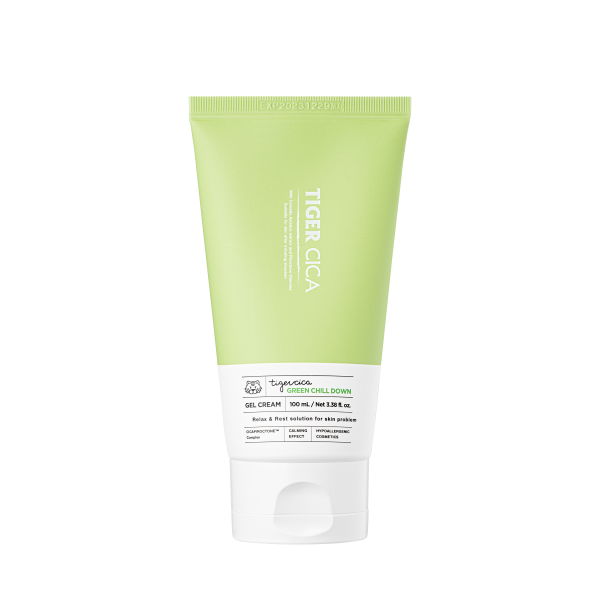 Гель-крем для чувствительной кожи Tiger Cica Green Chill Down Gel Cream 100 мл, It's Skin