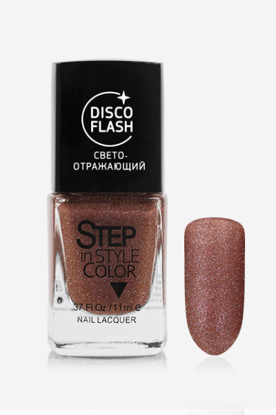 Лак для ногтей Disco Flash LE 137 11 мл STEP Светоотражающий