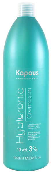 Кремообразная окислительная эмульсия 3% с Гиалуроновой кислотой 1050 мл Kapous
