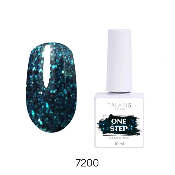 Гель-лак однофазный №7200 ONE STEP Pedicure gel polish,10мл  Runail