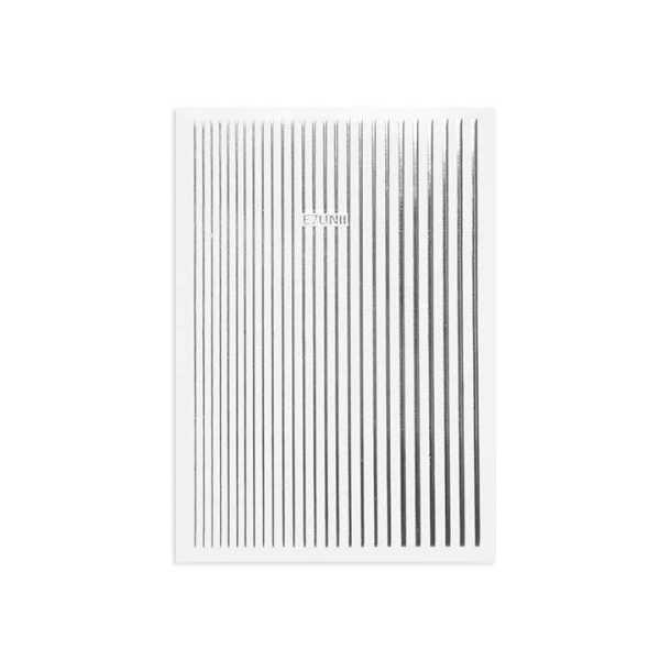 Лента гибкая для дизайна ногтей Серебро